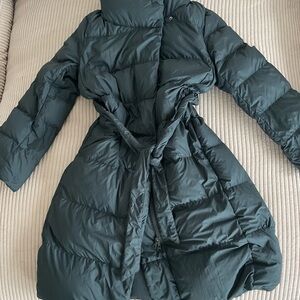 Uniqlo Women's Deep Green Puffer Jacket